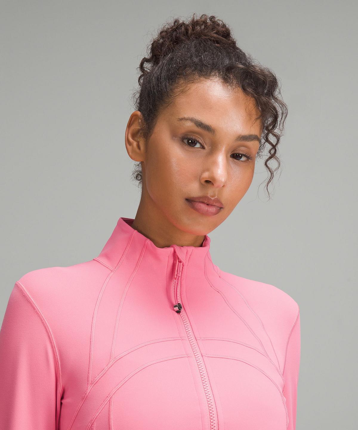 Manteaux Et Vestes Lululemon Define Cropped Femme Rose | FR_LuLu19465