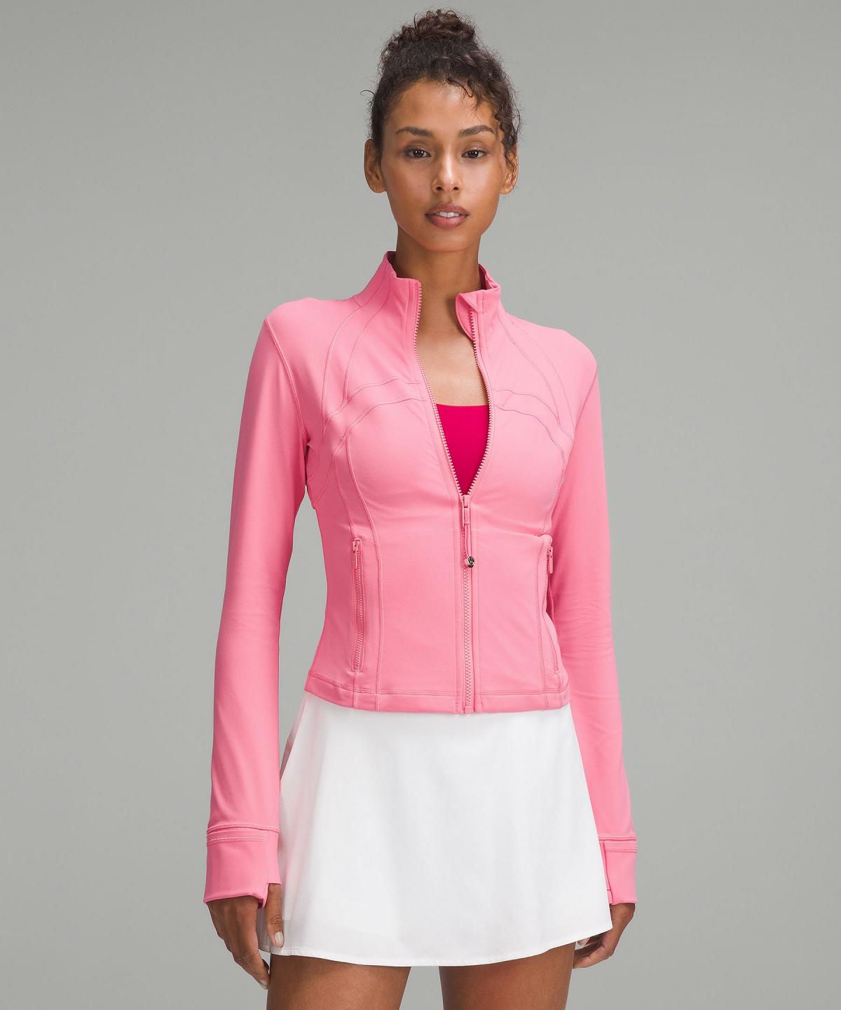 Manteaux Et Vestes Lululemon Define Cropped Femme Rose | FR_LuLu19465