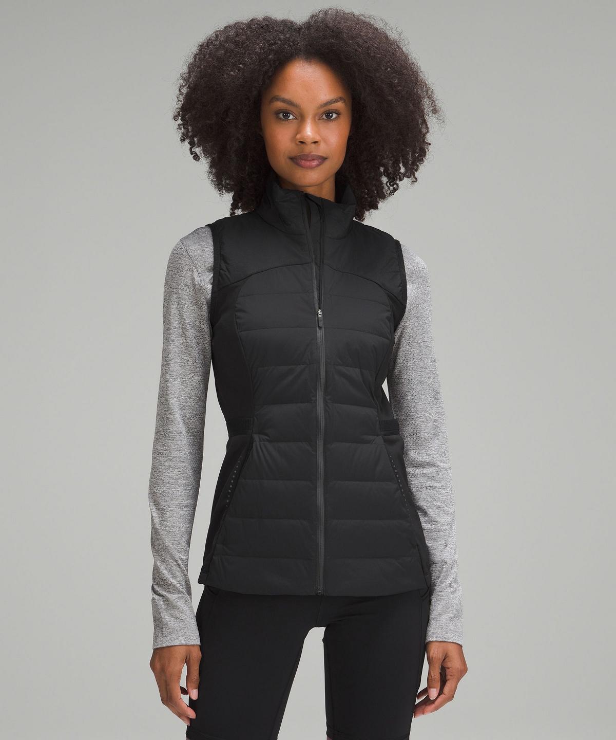 Manteaux Et Vestes Lululemon Down for It All Vest Femme Noir | FR_LuLu24498