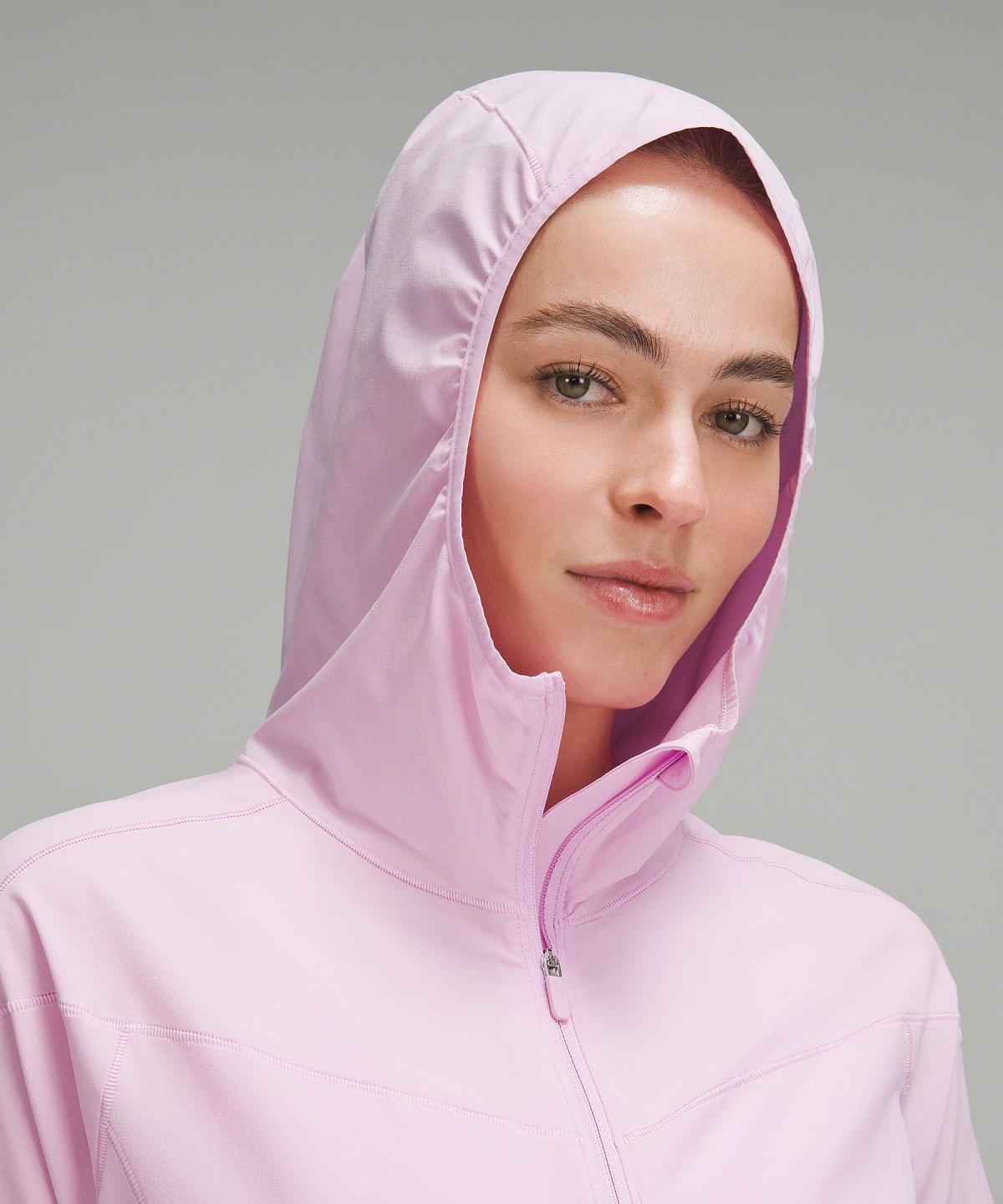 Manteaux Et Vestes Lululemon Mist Over Windbreaker Femme Rose | FR_LuLu70051