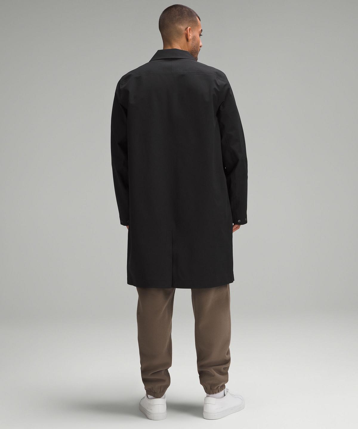 Manteaux Et Vestes Lululemon New Venture Rain Coat Homme Noir | FR_LuLu52151