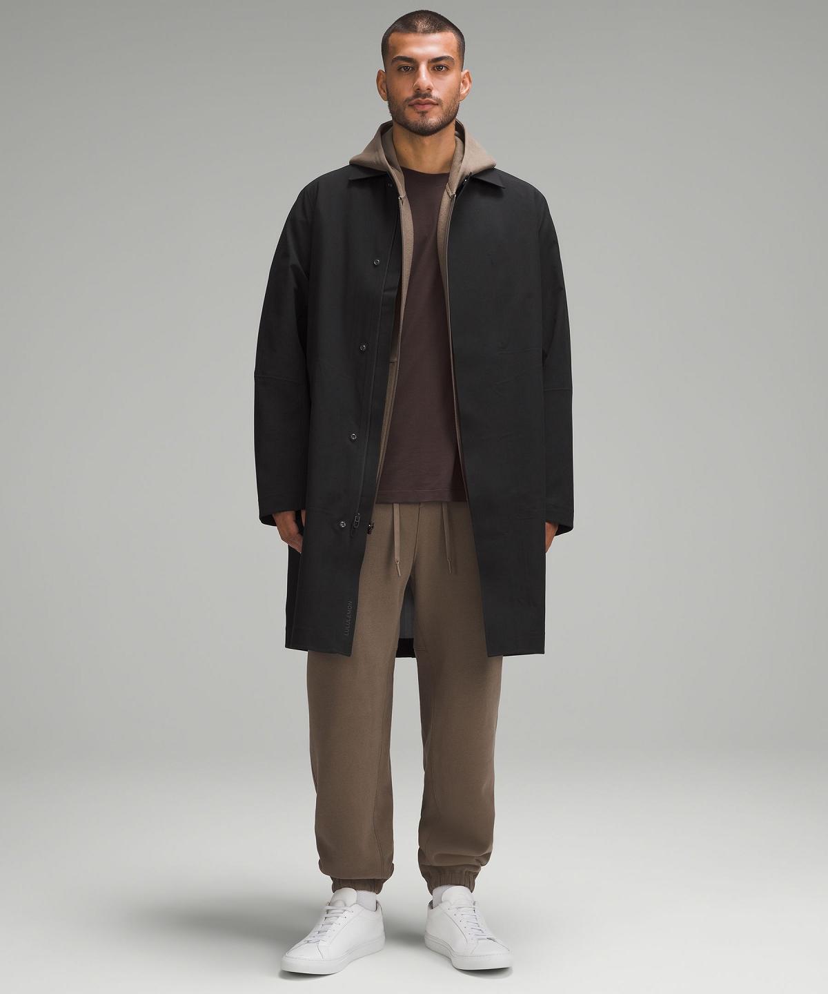 Manteaux Et Vestes Lululemon New Venture Rain Coat Homme Noir | FR_LuLu52151