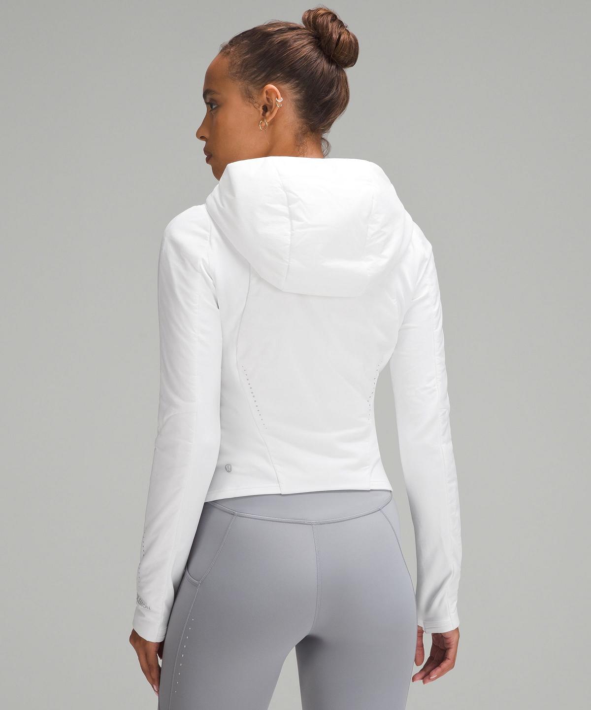 Manteaux Et Vestes Lululemon Push Your Pace Femme Blanche | FR_LuLu36528