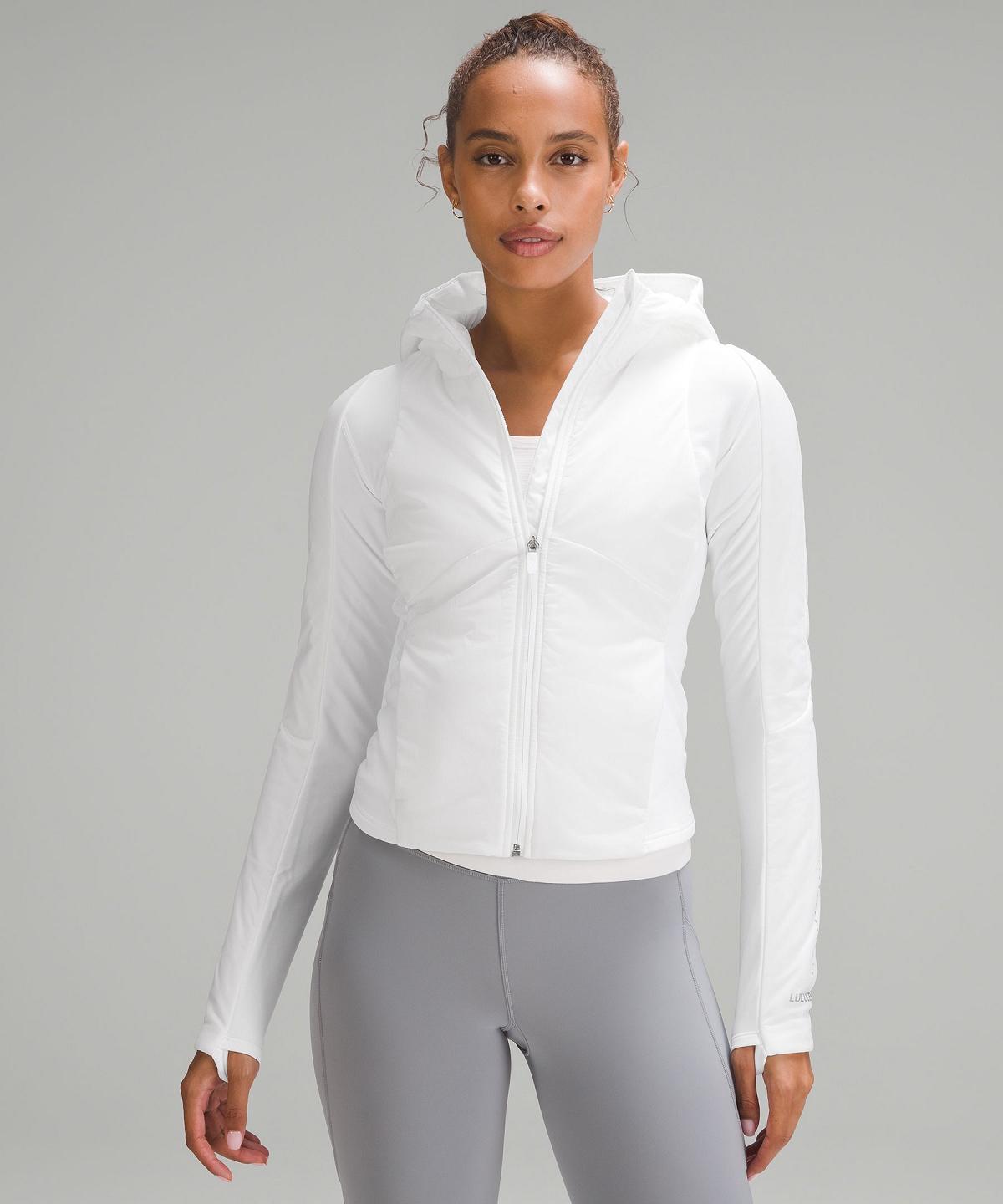 Manteaux Et Vestes Lululemon Push Your Pace Femme Blanche | FR_LuLu36528