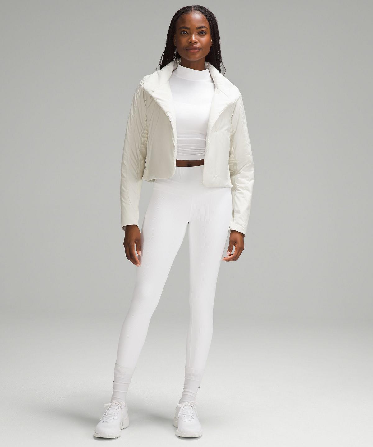 Manteaux Et Vestes Lululemon Sleek City Femme Blanche | FR_LuLu96636