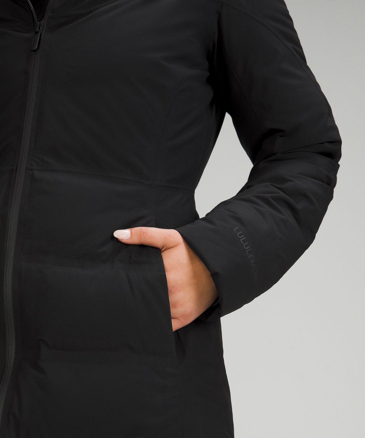 Manteaux Et Vestes Lululemon Sleet Street Long Femme Noir | FR_LuLu55452