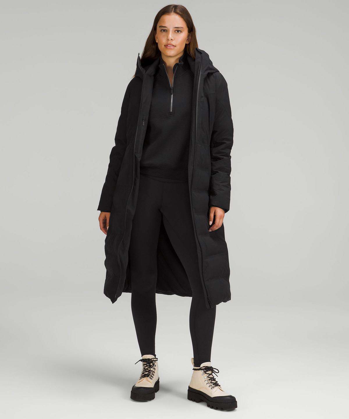 Manteaux Et Vestes Lululemon Sleet Street Long Femme Noir | FR_LuLu55452