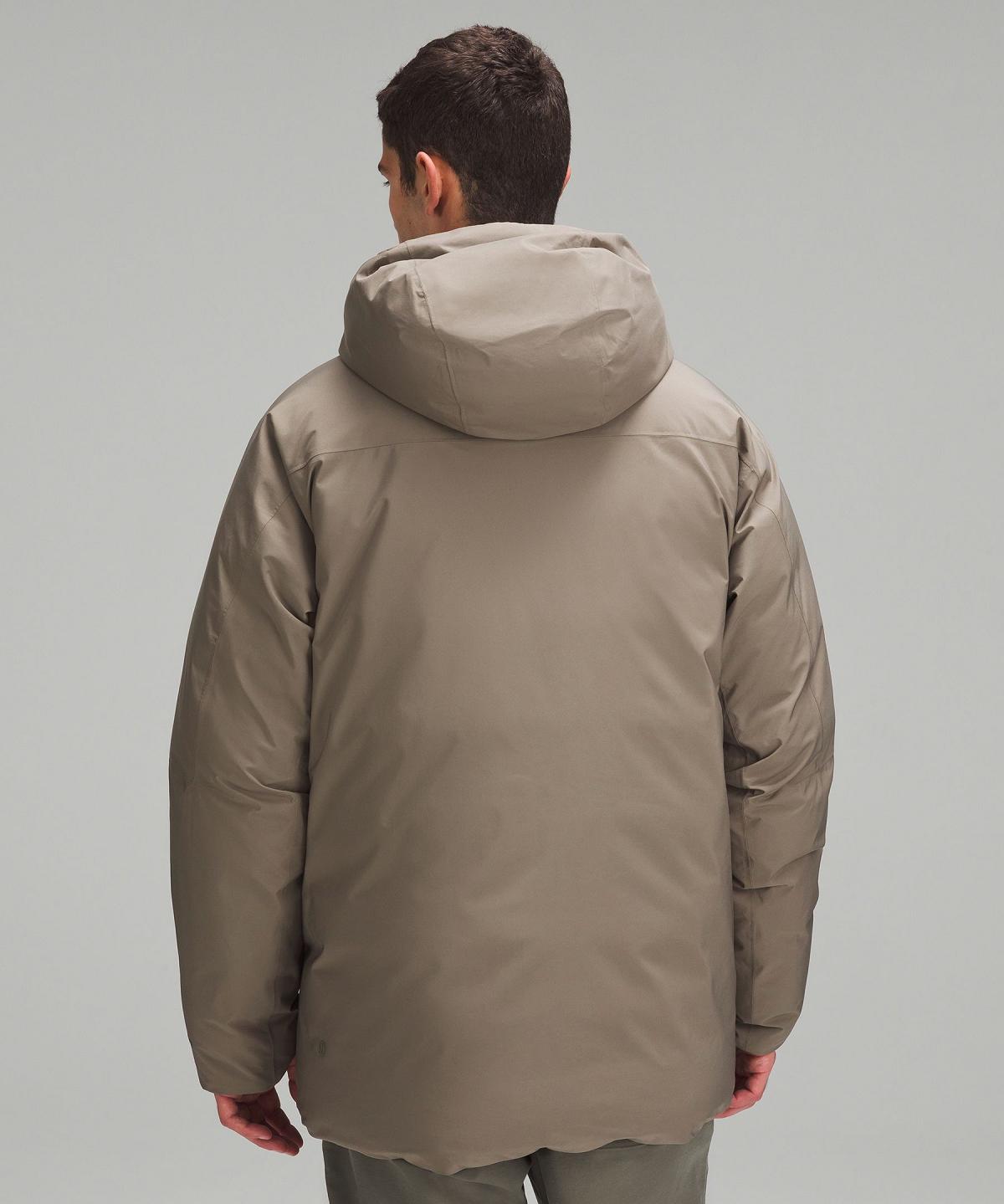 Manteaux Et Vestes Lululemon StretchSeal Down-Filled Parka Homme Grise | FR_LuLu61053