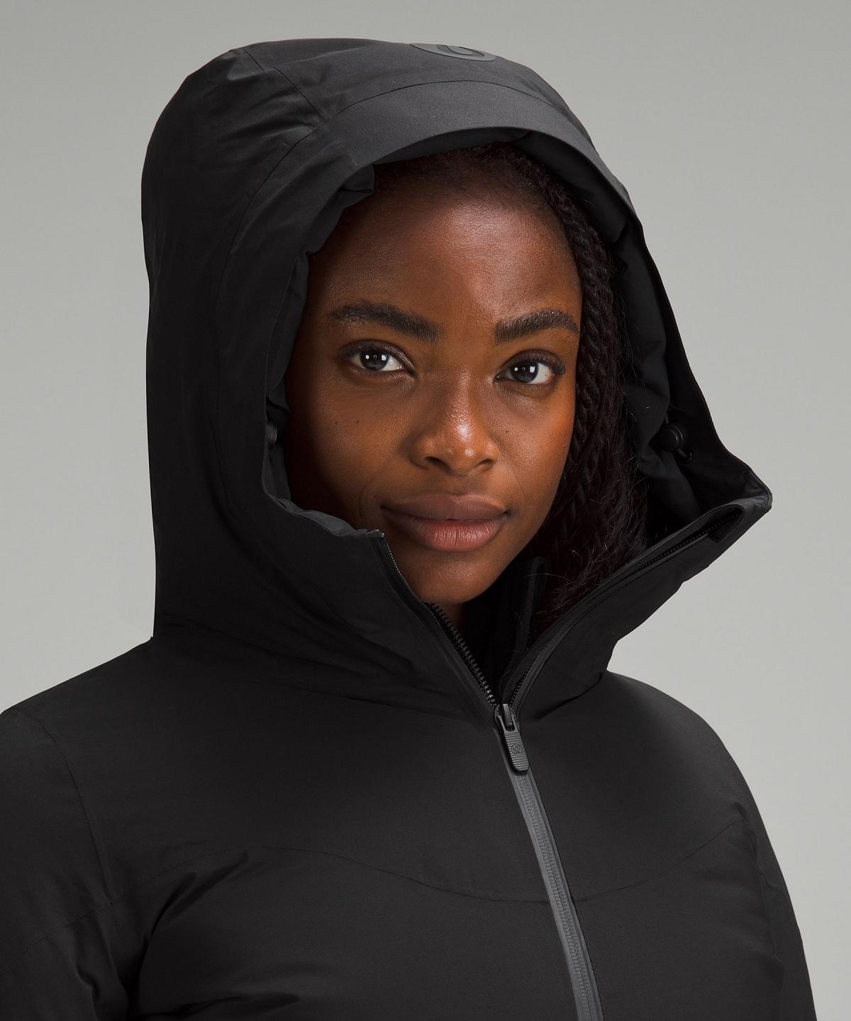 Manteaux Et Vestes Lululemon StretchSeal Sleet Street Long Femme Noir | FR_LuLu98998