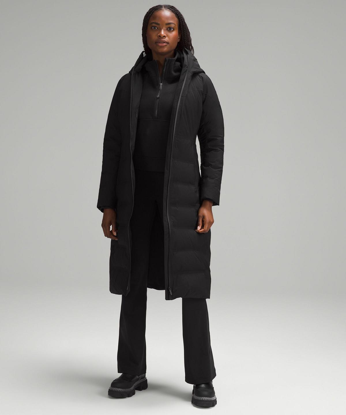 Manteaux Et Vestes Lululemon StretchSeal Sleet Street Long Femme Noir | FR_LuLu98998