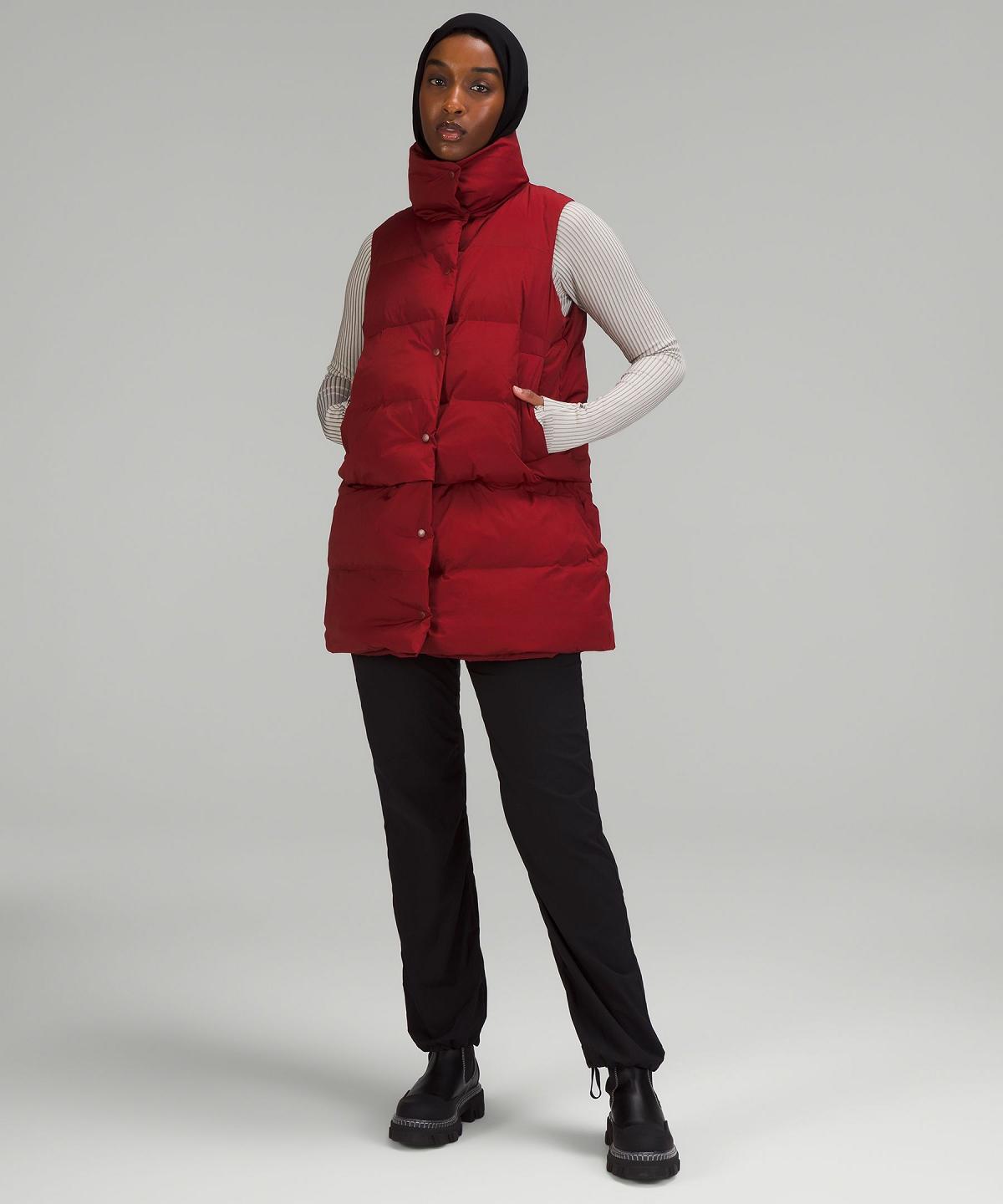 Manteaux Et Vestes Lululemon Transformable Parka Femme Rouge Foncé | FR_LuLu59817