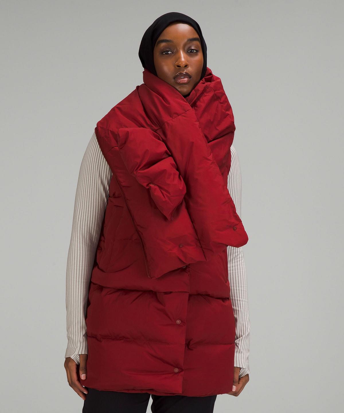 Manteaux Et Vestes Lululemon Transformable Parka Femme Rouge Foncé | FR_LuLu59817