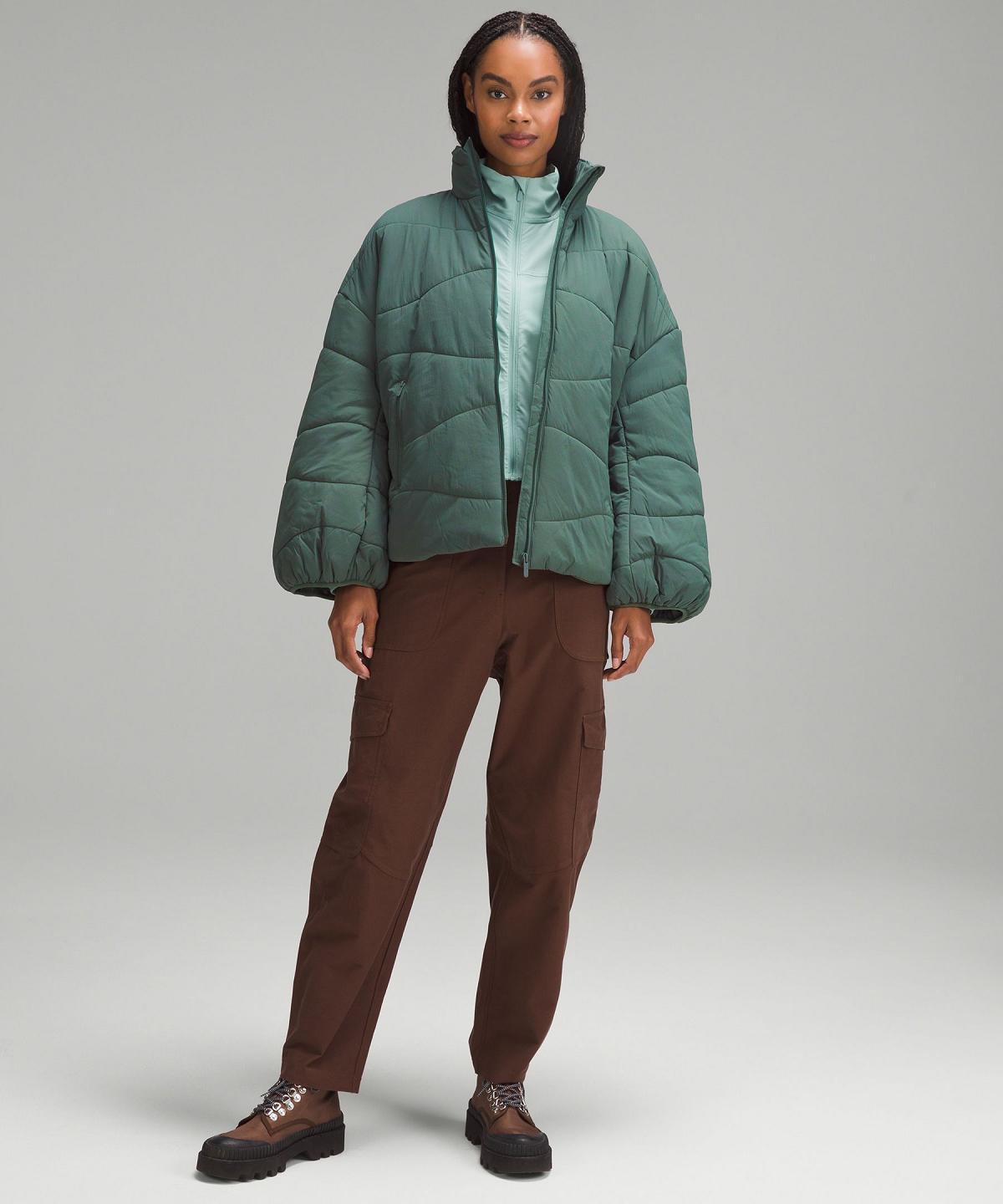 Manteaux Et Vestes Lululemon Wave-Quilt Insulated Femme Vert | FR_LuLu33551