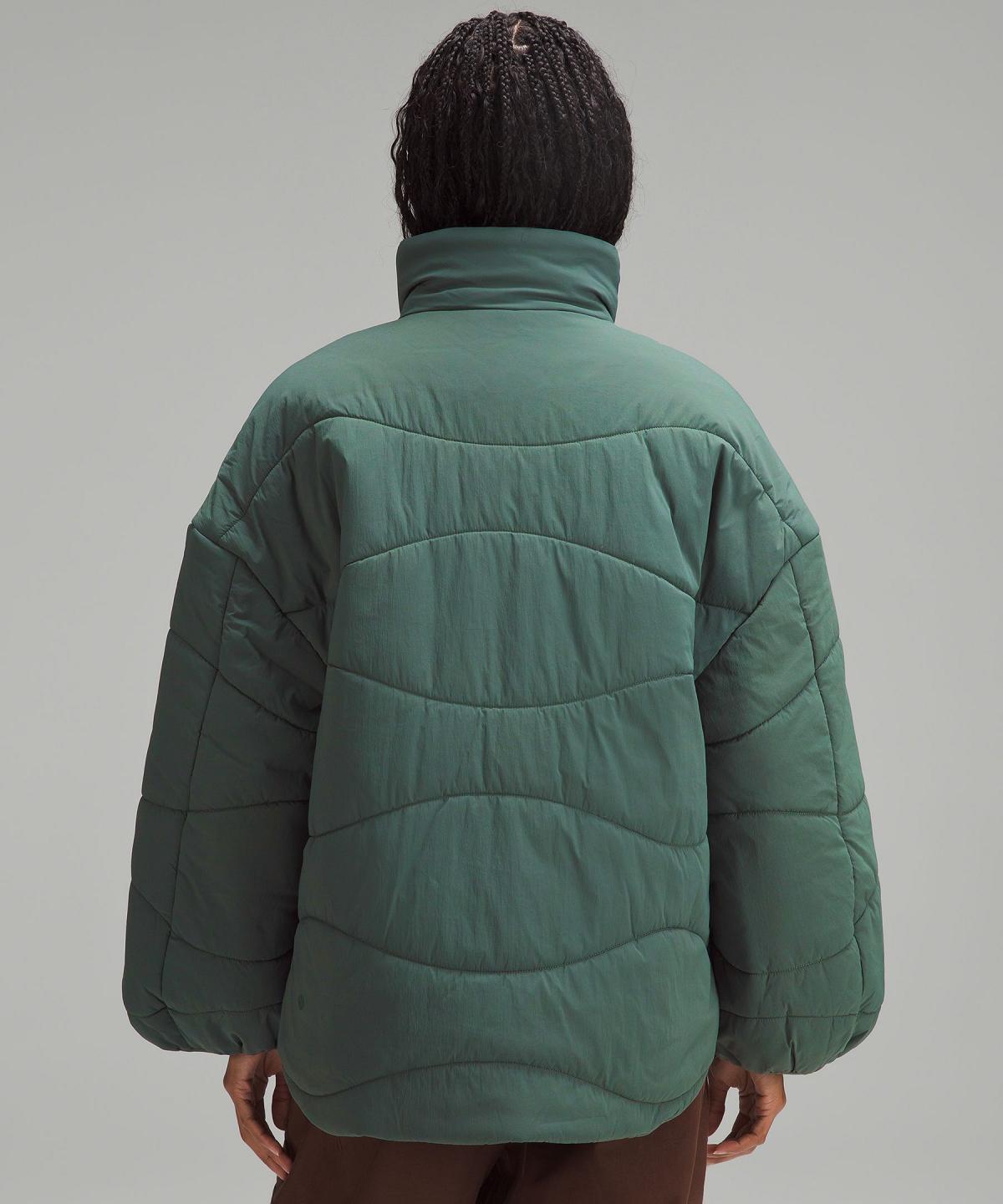 Manteaux Et Vestes Lululemon Wave-Quilt Insulated Femme Vert | FR_LuLu33551