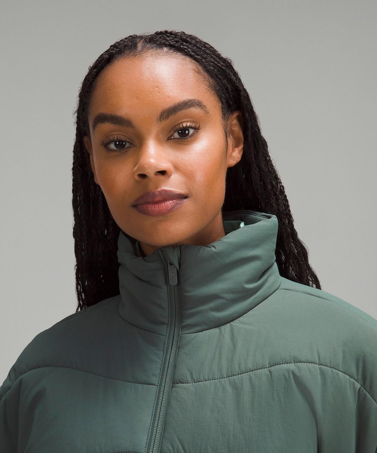 Manteaux Et Vestes Lululemon Wave-Quilt Insulated Femme Vert | FR_LuLu33551