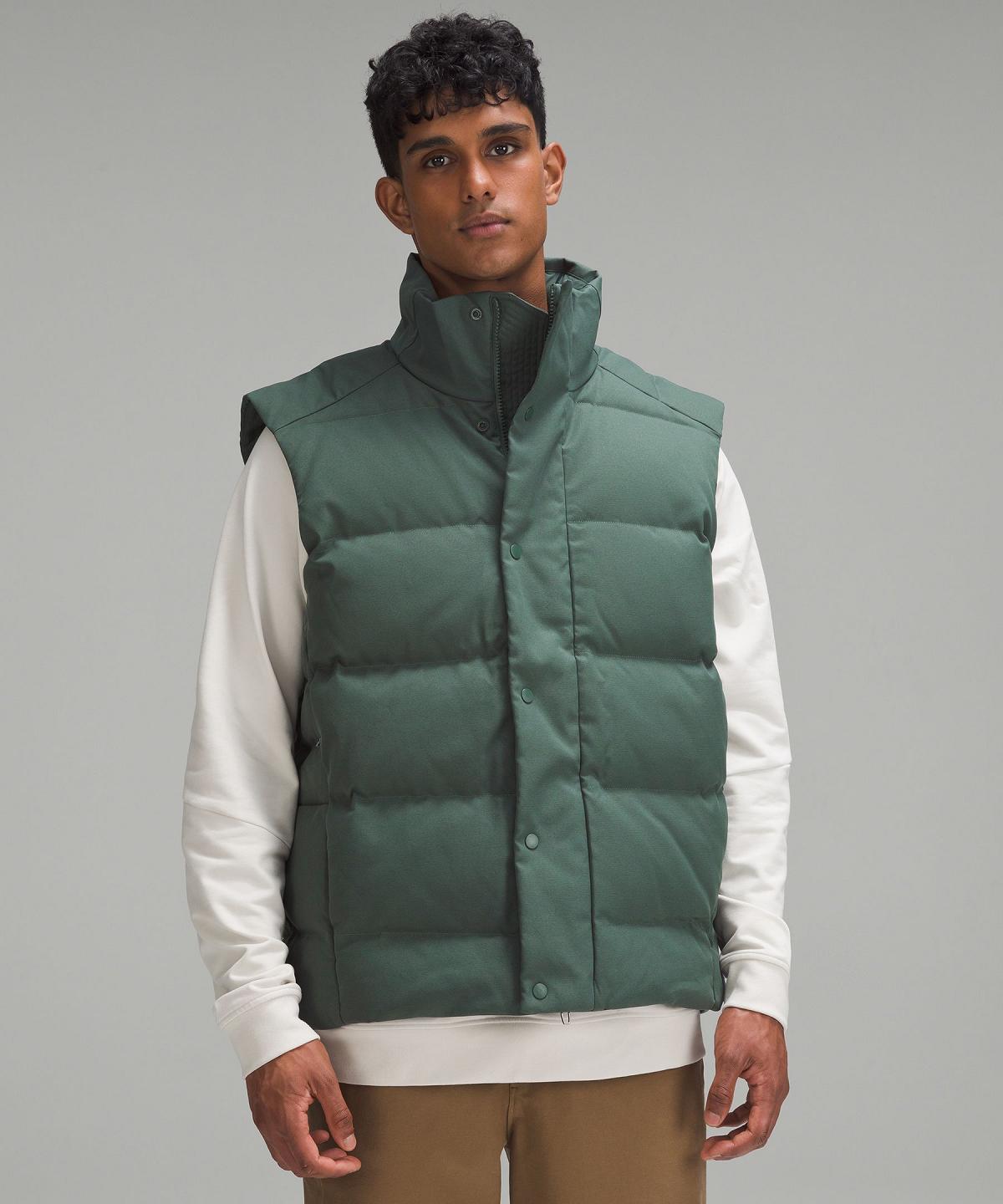 Manteaux Et Vestes Lululemon Wunder Puff Vest Homme Vert | FR_LuLu60189