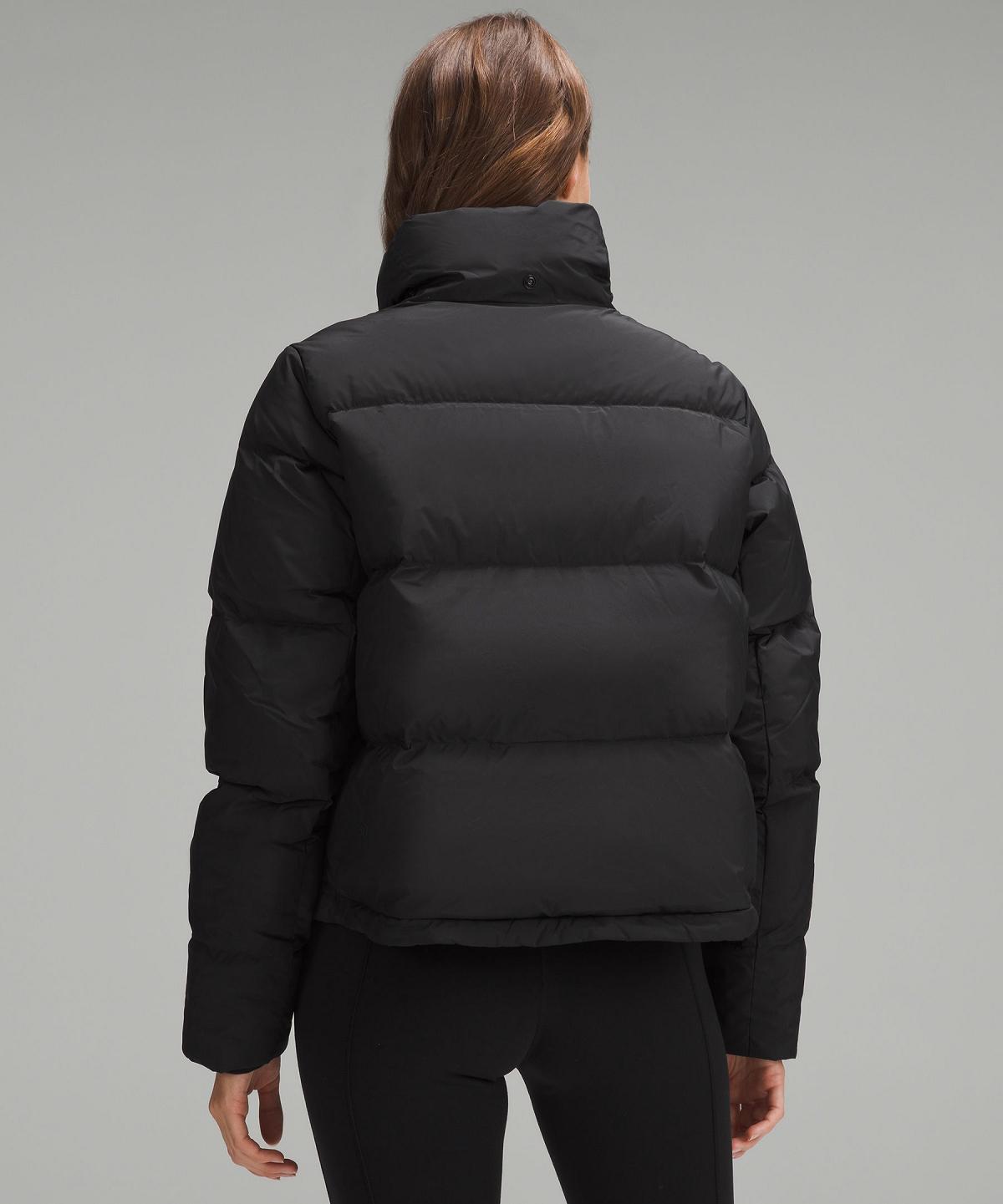 Manteaux Et Vestes Lululemon Wunder Puff Cropped Femme Noir | FR_LuLu35249