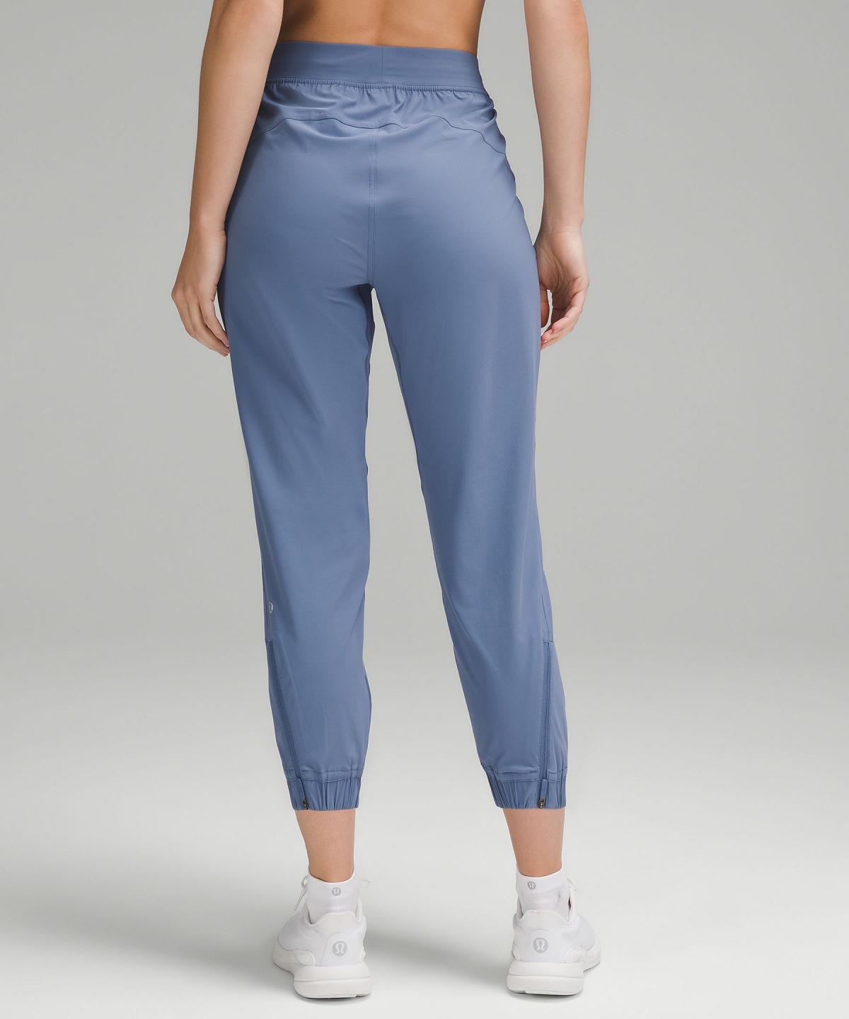 Pantalon Jogger Lululemon Adapted State High-Rise Cropped Femme Bleu | FR_LuLu53451