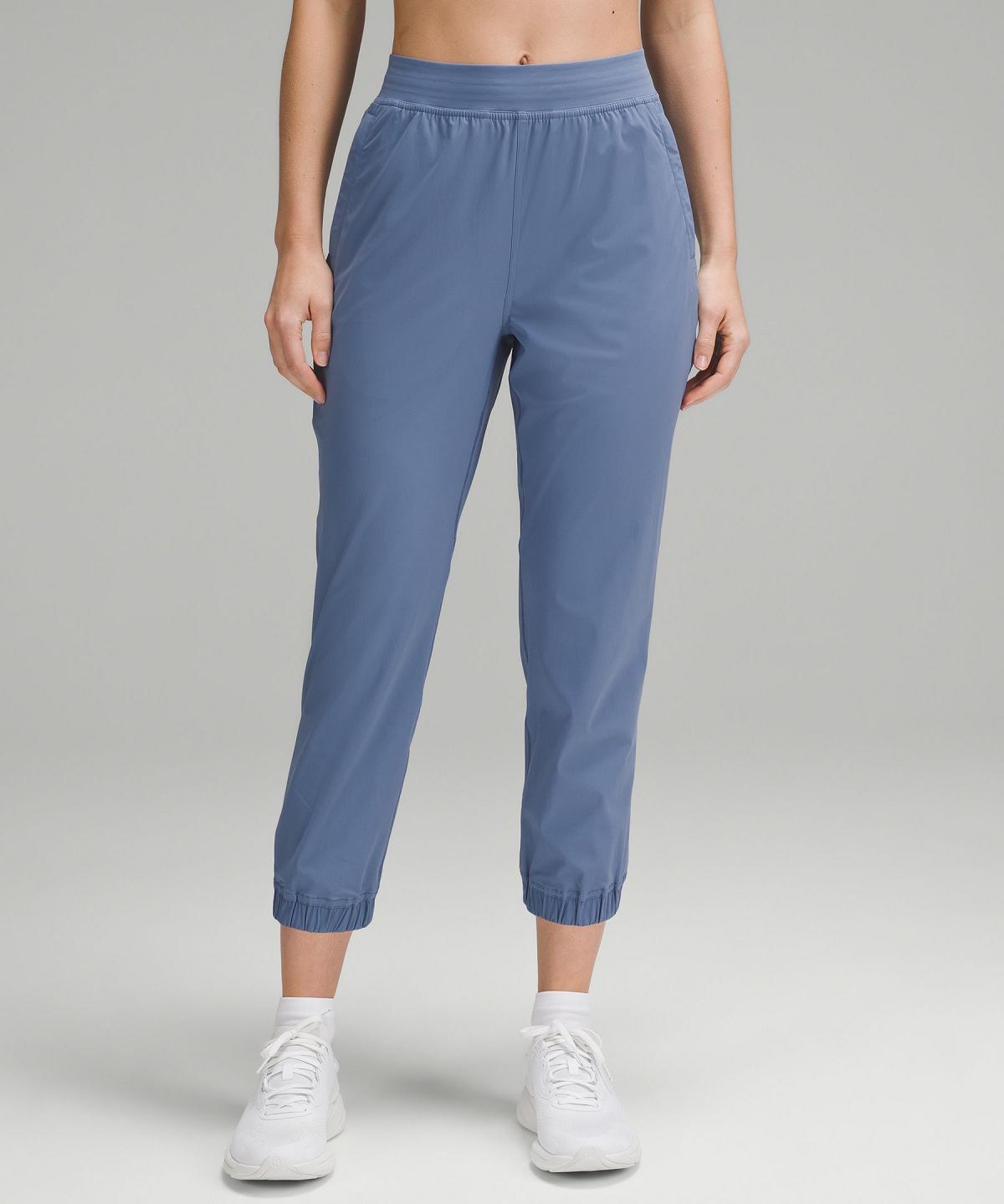 Pantalon Jogger Lululemon Adapted State High-Rise Cropped Femme Bleu | FR_LuLu53451