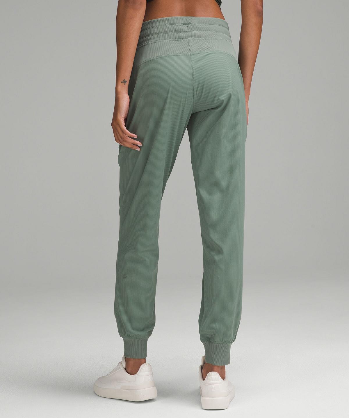 Pantalon Jogger Lululemon Dance Studio Mid-Rise Femme Vert | FR_LuLu10895