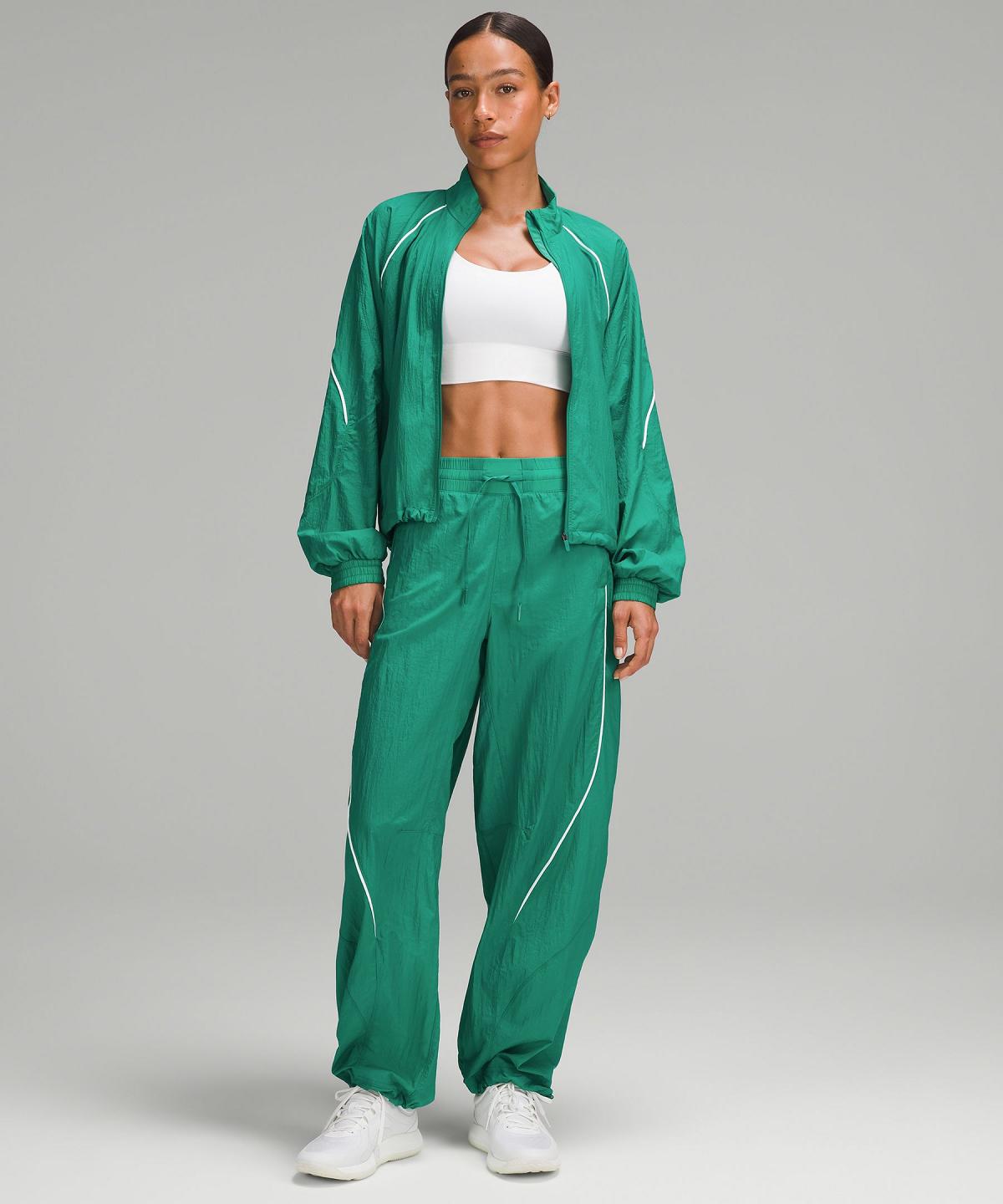 Pantalon Jogger Lululemon License to Train Mid-Rise Lightweight Femme Vert | FR_LuLu58025