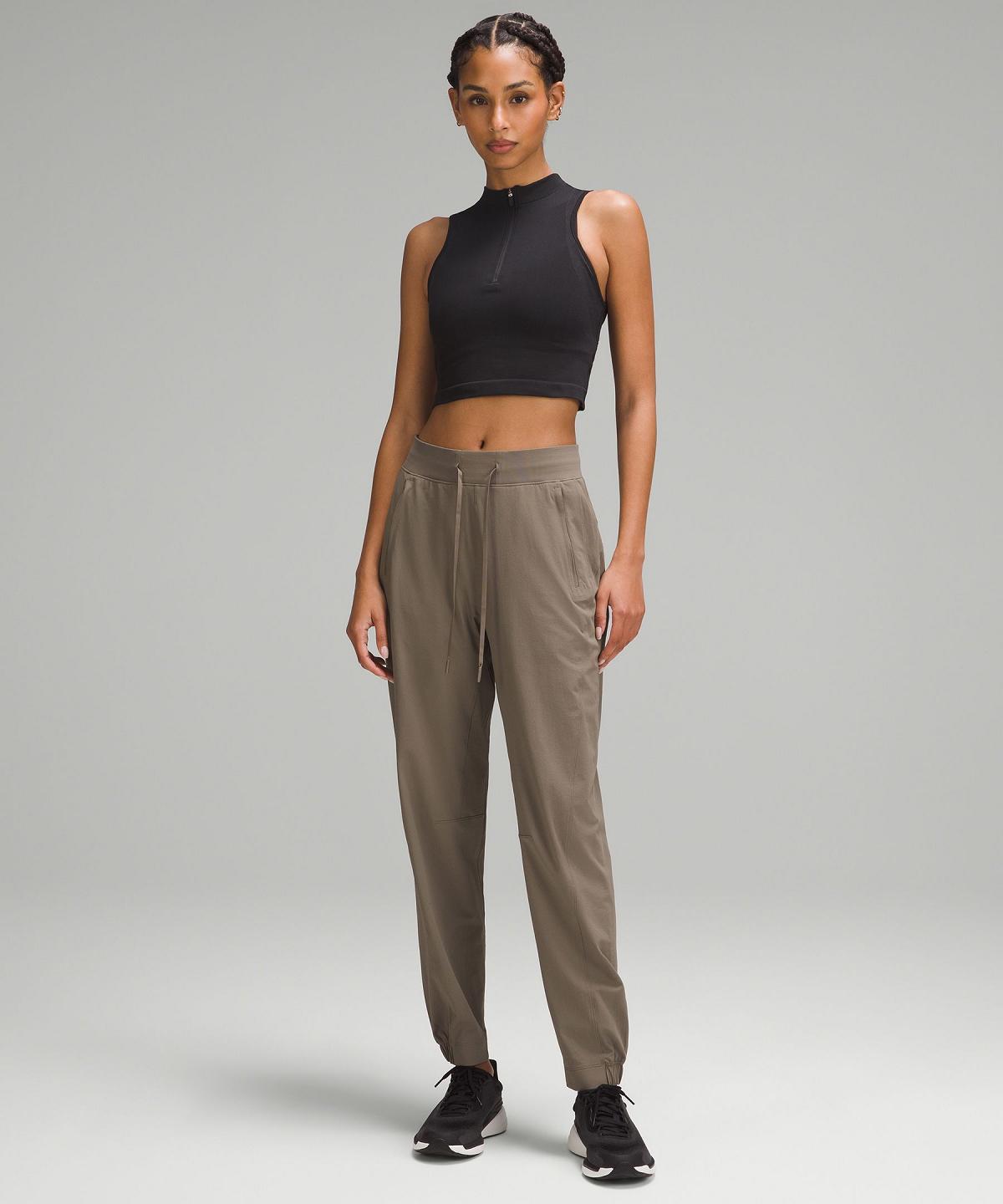 Pantalon Jogger Lululemon License to Train High-Rise Femme Marron | FR_LuLu61663