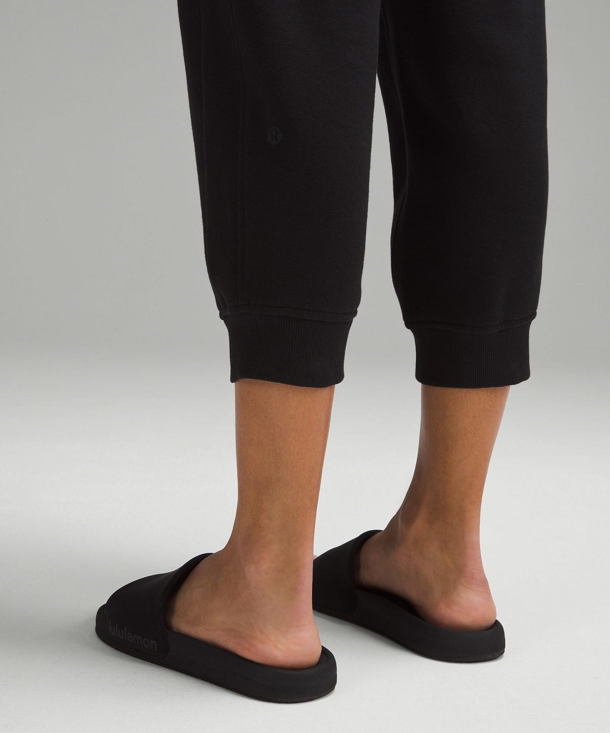 Pantalon Jogger Lululemon Scuba High-Rise Cropped Femme Noir | FR_LuLu87391