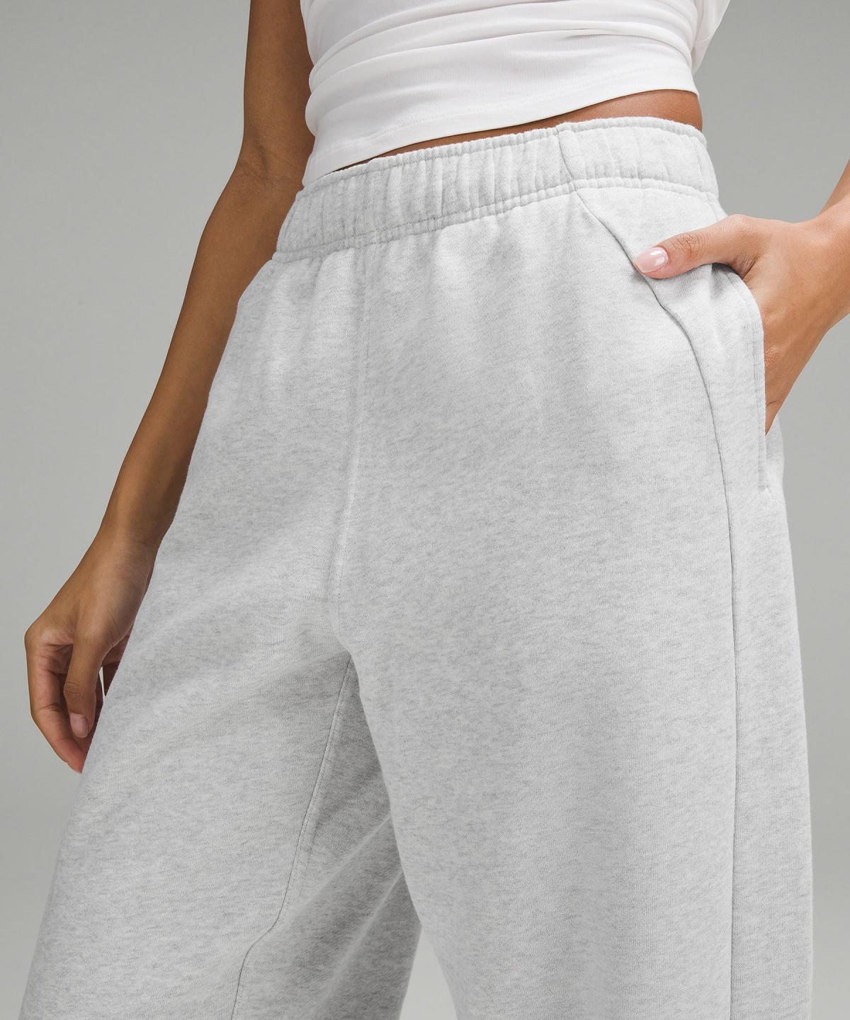 Pantalon Jogger Lululemon Scuba Mid-Rise Oversized Femme Grise Clair | FR_LuLu14816