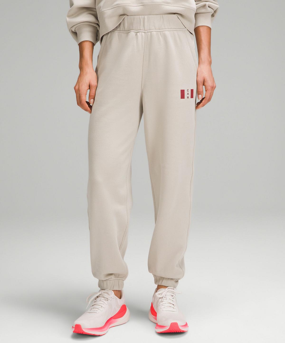 Pantalon Jogger Lululemon Team Canada Relaxed-Fit High-Rise Femme Grise | FR_LuLu13057