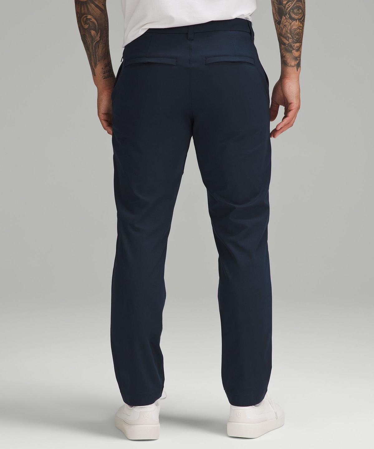 Pantalon Lululemon ABC Classic-Fit 32"L Homme Bleu Marine | FR_LuLu89608