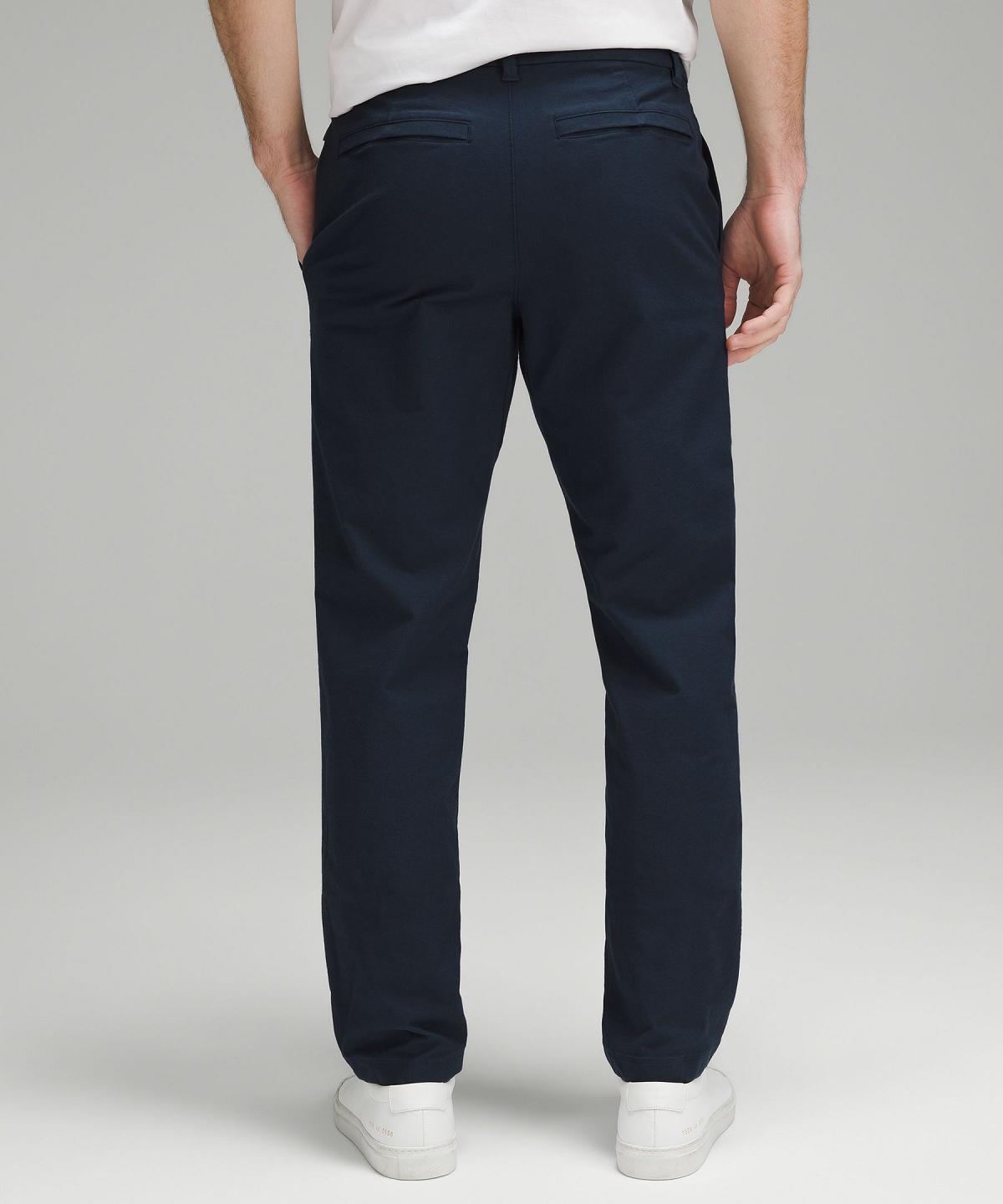 Pantalon Lululemon ABC Classic-Fit 32"L Homme Bleu Marine | FR_LuLu16654