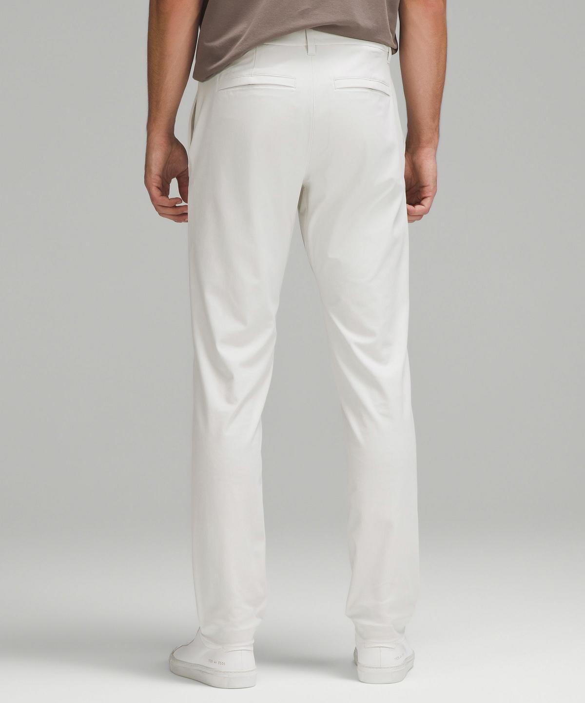 Pantalon Lululemon ABC Classic-Fit 34"L Homme Beige Blanche | FR_LuLu98105