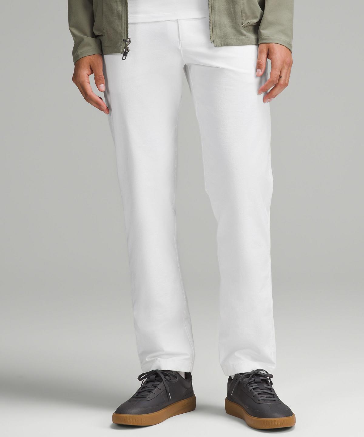 Pantalon Lululemon ABC Classic-Fit 34"L Homme Blanche | FR_LuLu88072