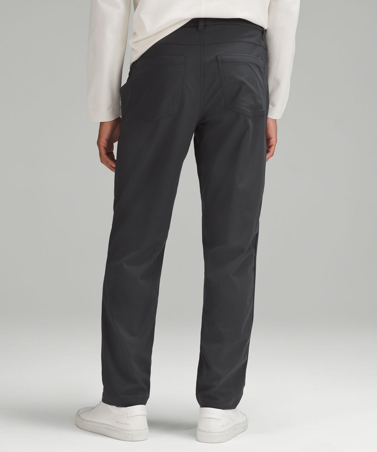 Pantalon Lululemon ABC Relaxed-Fit 5 Pocket 30"L Homme Obsidienne | FR_LuLu78699