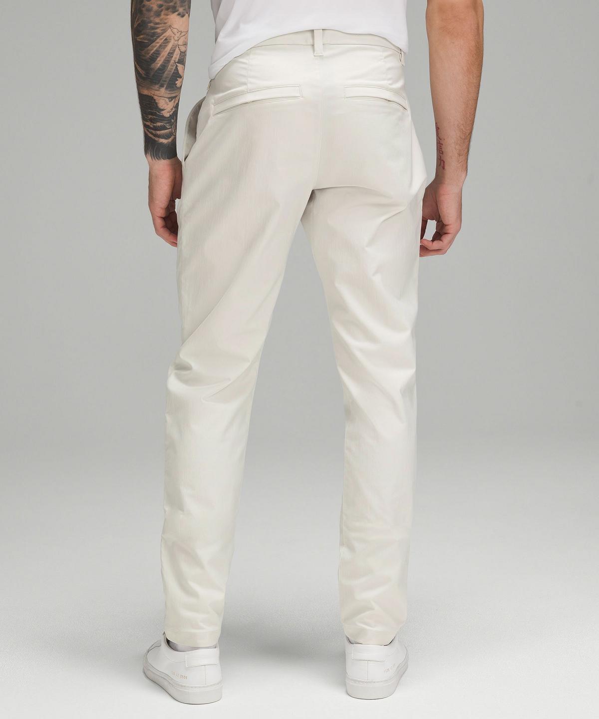 Pantalon Lululemon ABC Slim-Fit 30"L Homme Beige Blanche | FR_LuLu28359