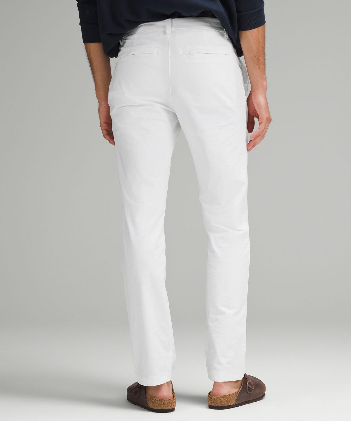 Pantalon Lululemon ABC Slim-Fit 30"L Homme Blanche | FR_LuLu75063