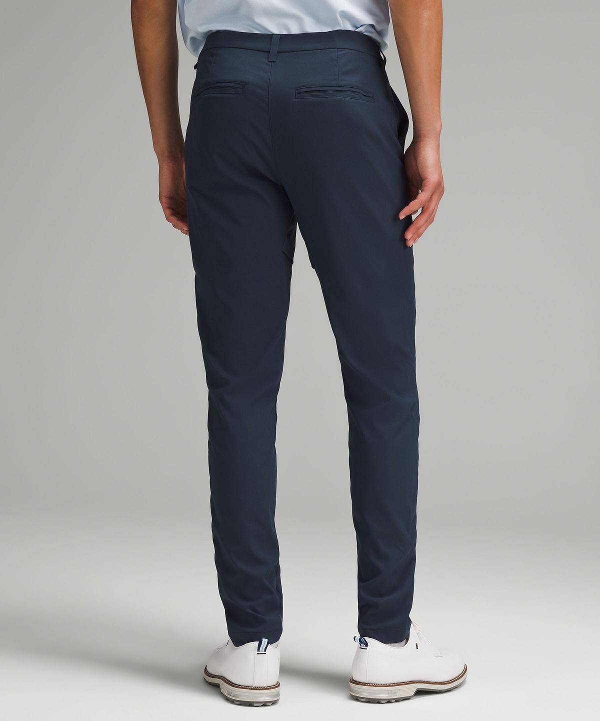 Pantalon Lululemon ABC Slim-Fit Golf 30"L Homme Bleu Marine | FR_LuLu33191