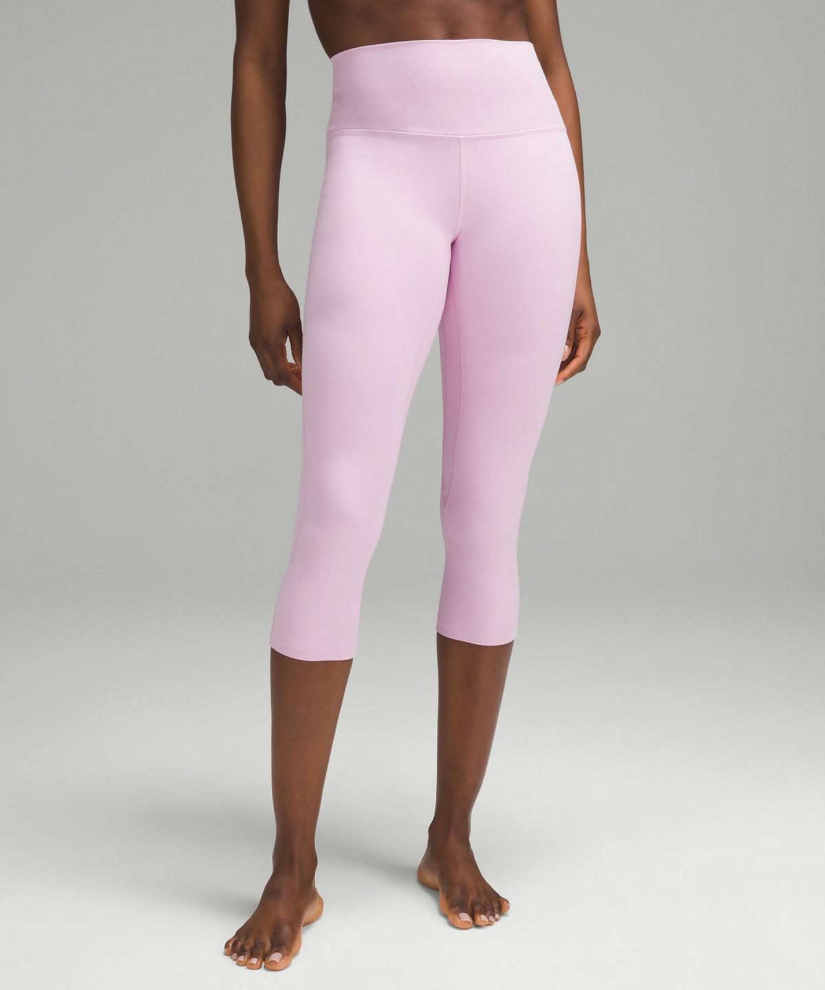 Pantalon Lululemon Align™ High-Rise Crop 21" Femme Rose | FR_LuLu56454