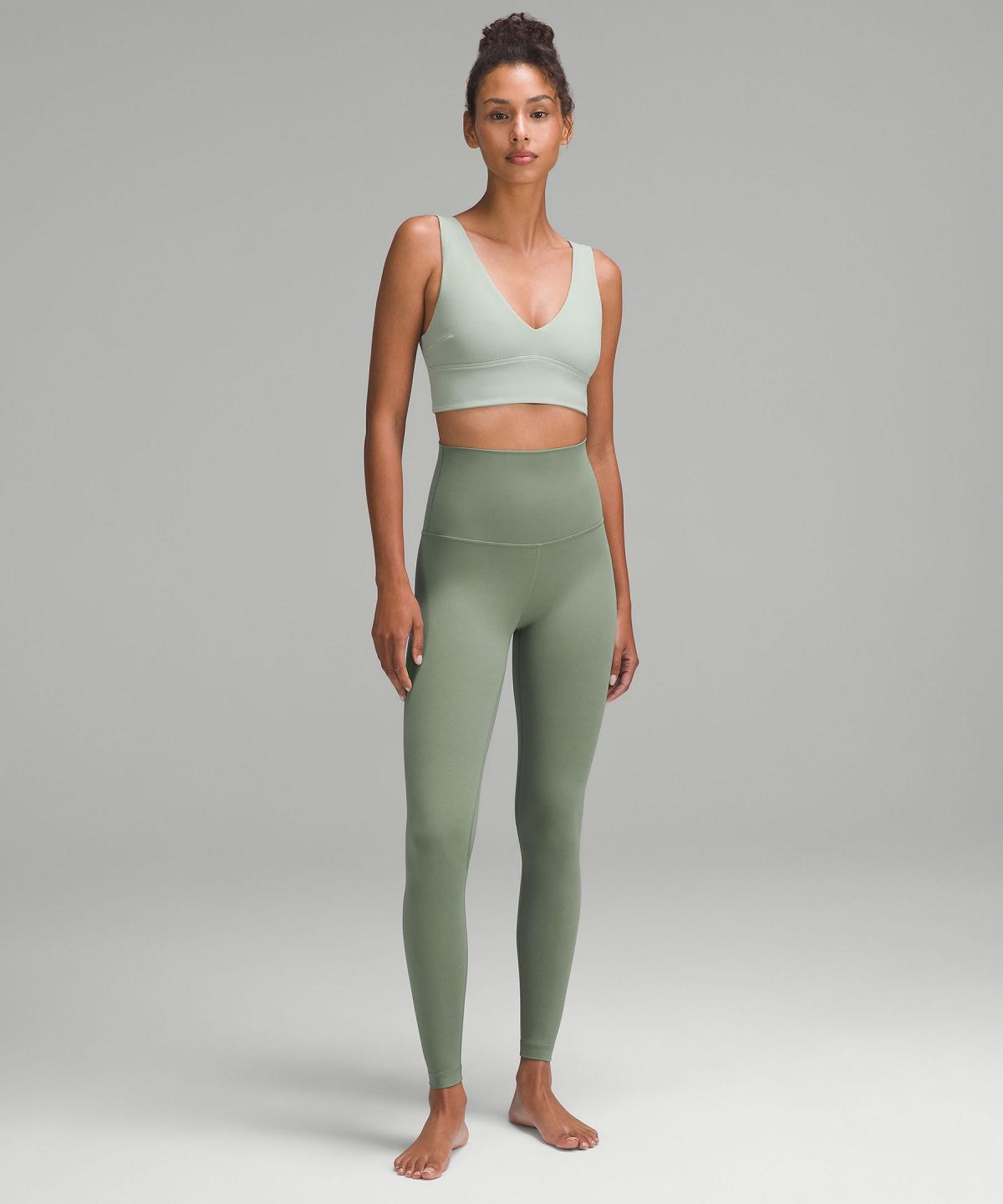 Pantalon Lululemon Align™ Super-High-Rise28" Femme Vert | FR_LuLu13944