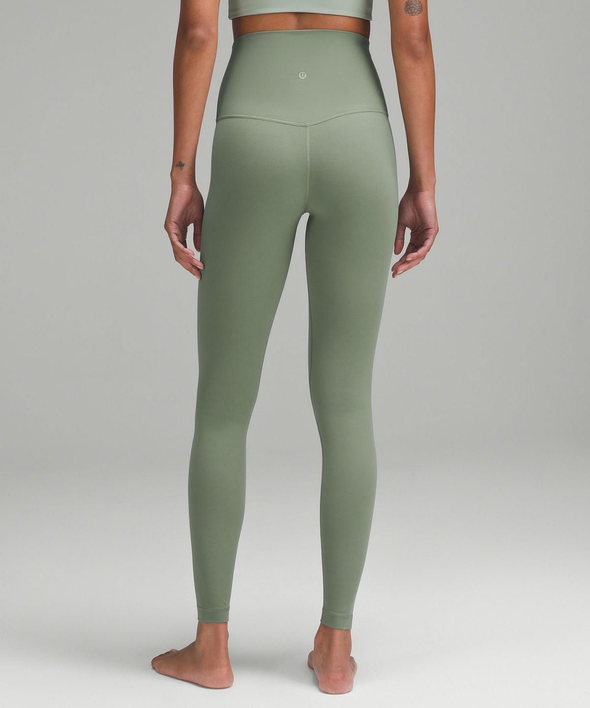 Pantalon Lululemon Align™ Super-High-Rise28" Femme Vert | FR_LuLu13944