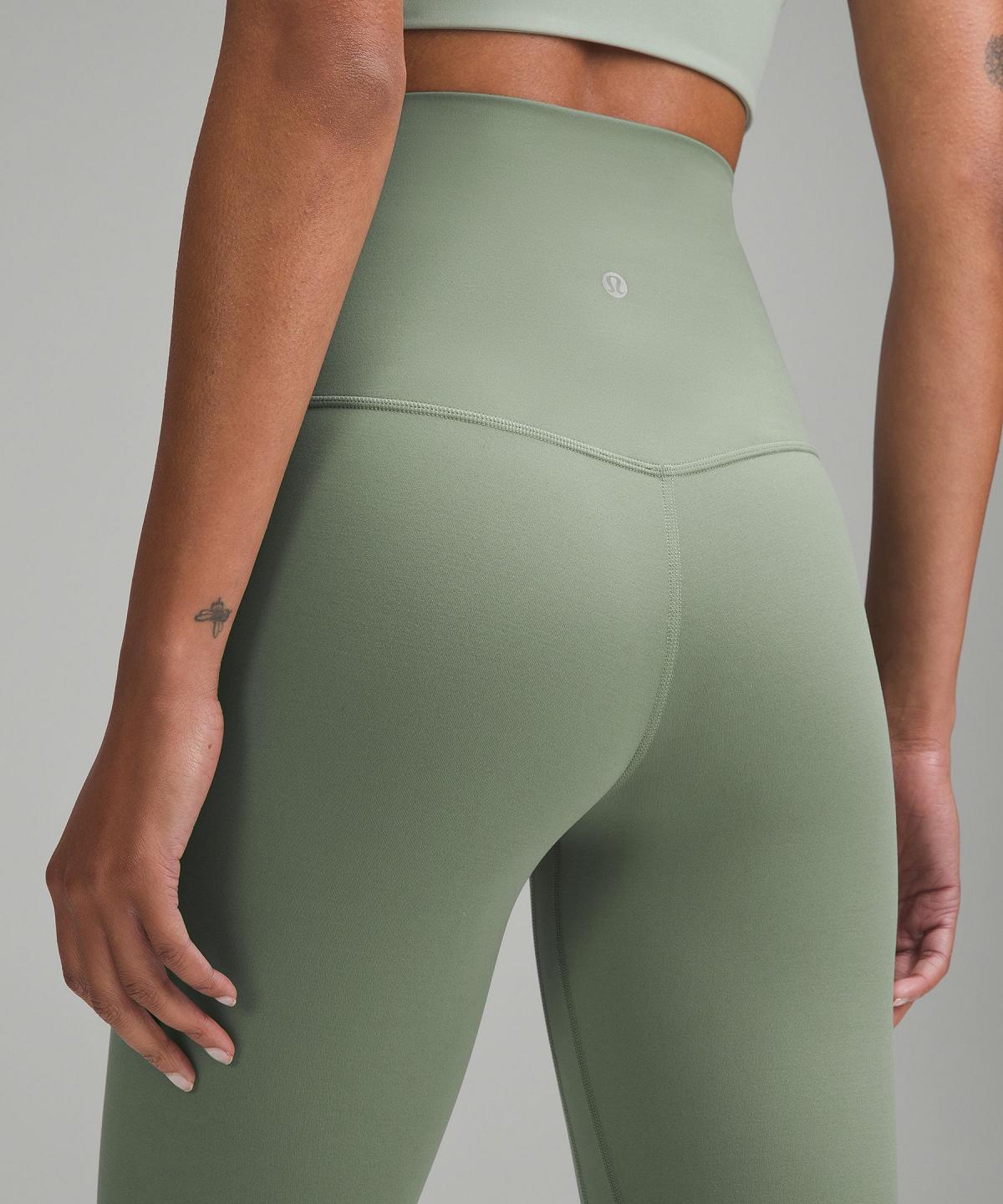 Pantalon Lululemon Align™ Super-High-Rise28" Femme Vert | FR_LuLu13944