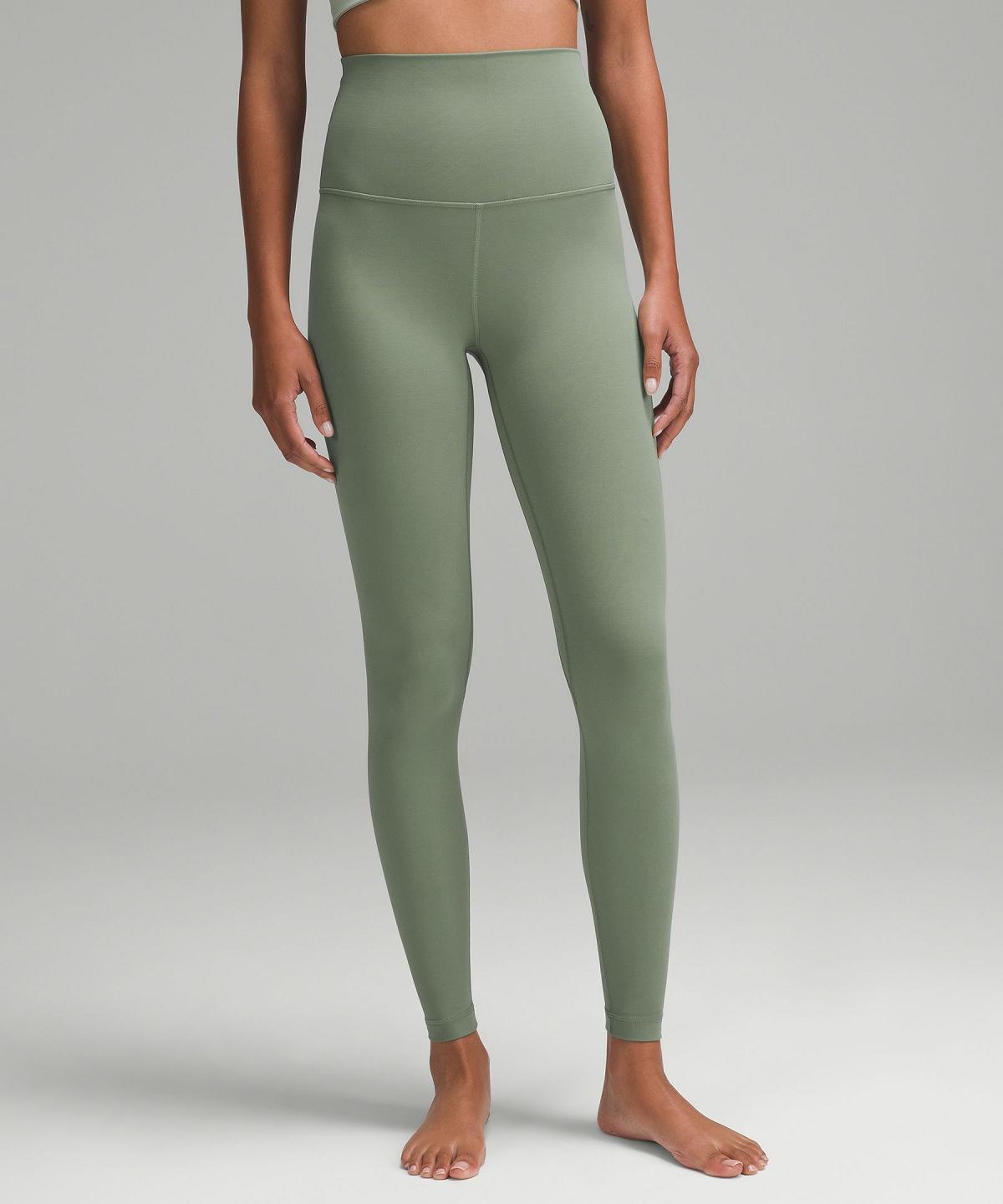 Pantalon Lululemon Align™ Super-High-Rise28" Femme Vert | FR_LuLu13944