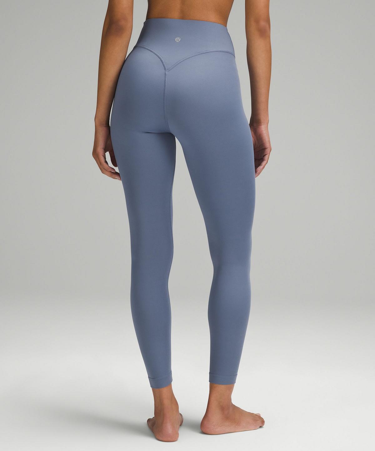 Pantalon Lululemon Breezethrough High-Rise Tight 25" Femme Bleu | FR_LuLu11471