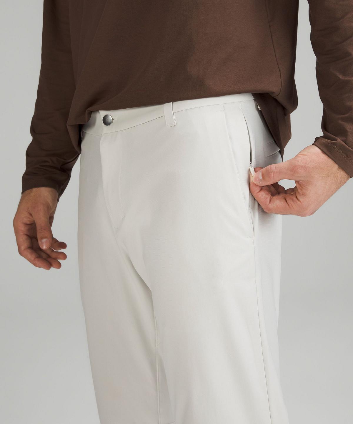 Pantalon Lululemon Commission Classic-Fit 32" Homme Beige Blanche | FR_LuLu25659