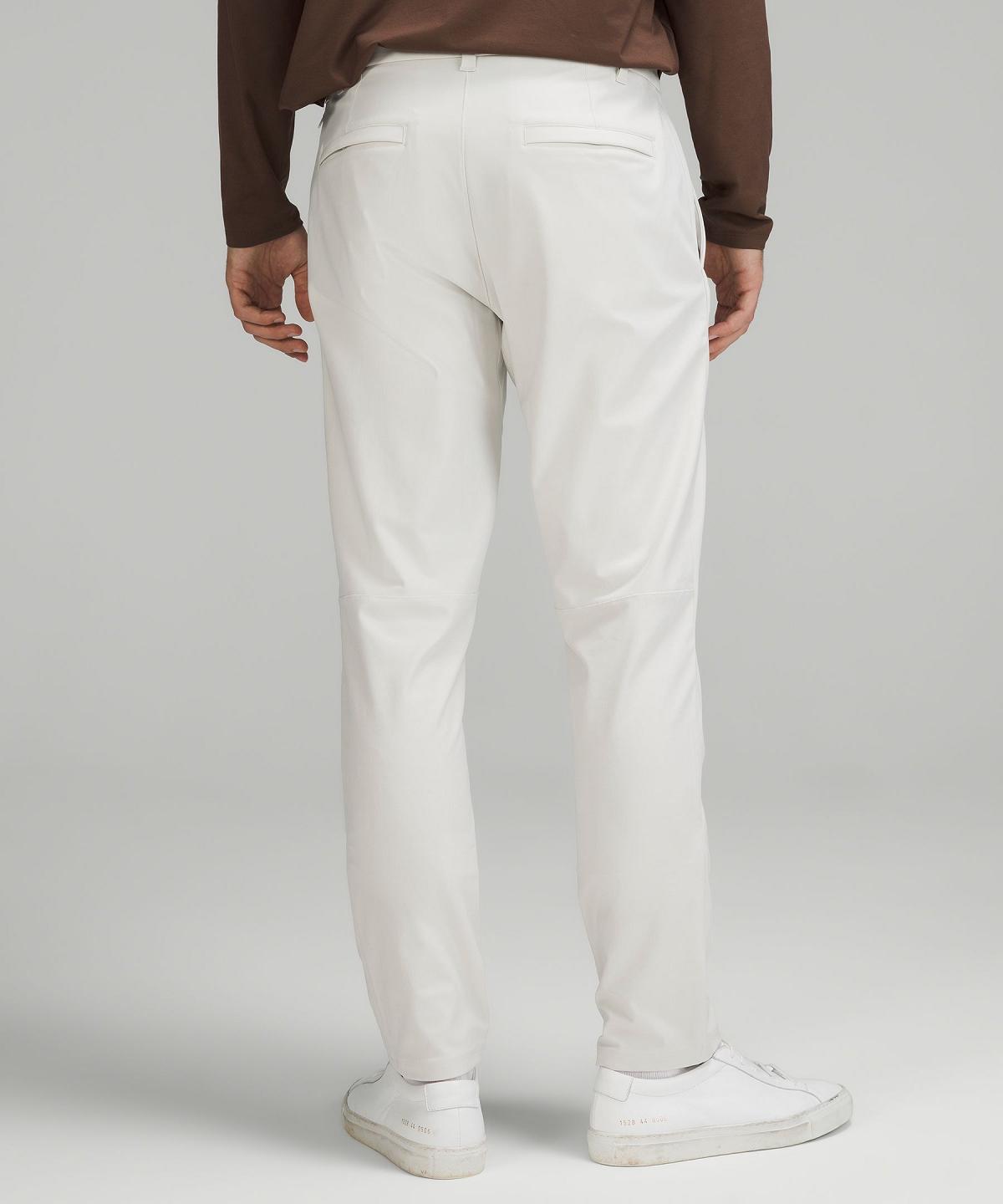 Pantalon Lululemon Commission Classic-Fit 34" Homme Beige Blanche | FR_LuLu16999