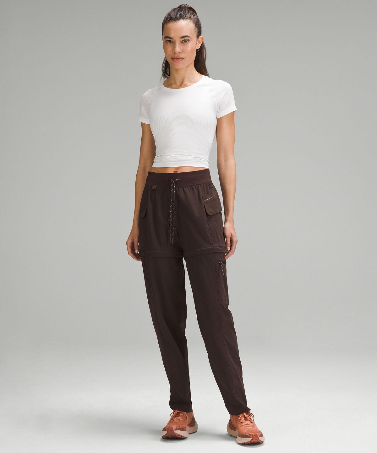 Pantalon Lululemon Convertible High-Rise Hiking Femme Marron | FR_LuLu85105