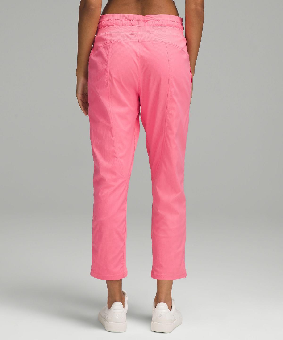 Pantalon Lululemon Dance Studio Mid-Rise Cropped Femme Rose | FR_LuLu34413