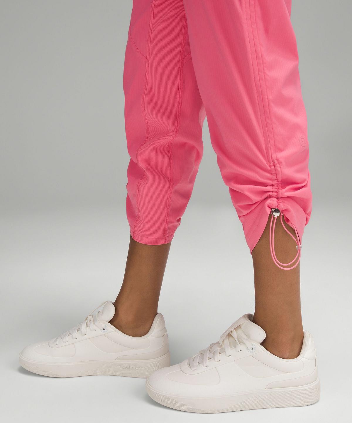 Pantalon Lululemon Dance Studio Mid-Rise Cropped Femme Rose | FR_LuLu34413