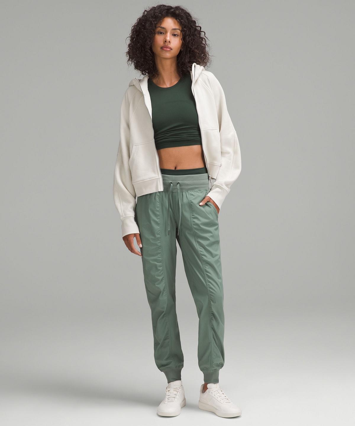 Pantalon Lululemon Dance Studio Mid-Rise Femme Vert | FR_LuLu35965