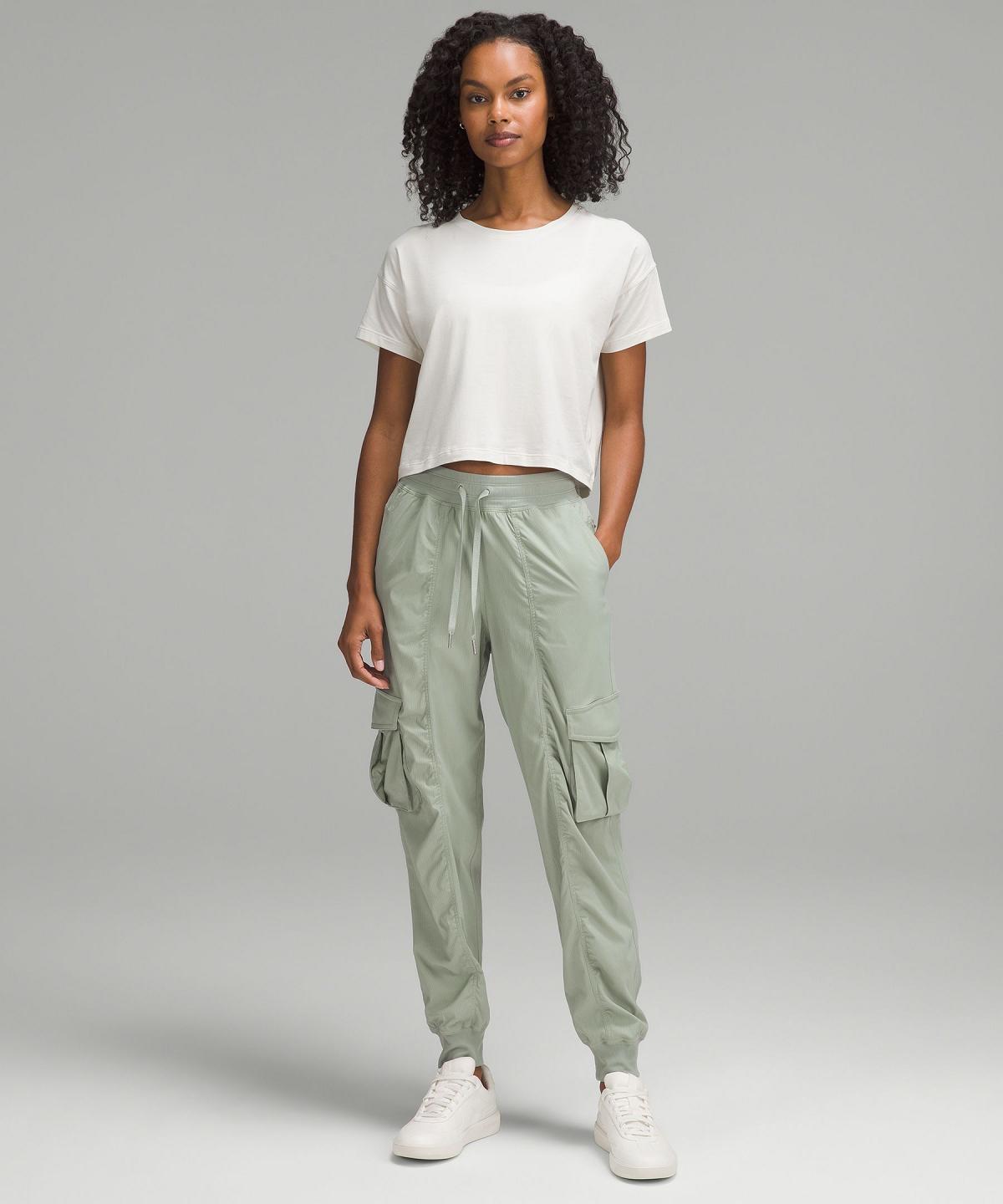 Pantalon Lululemon Dance Studio Relaxed-Fit Mid-Rise Cargo Femme Vert | FR_LuLu18963